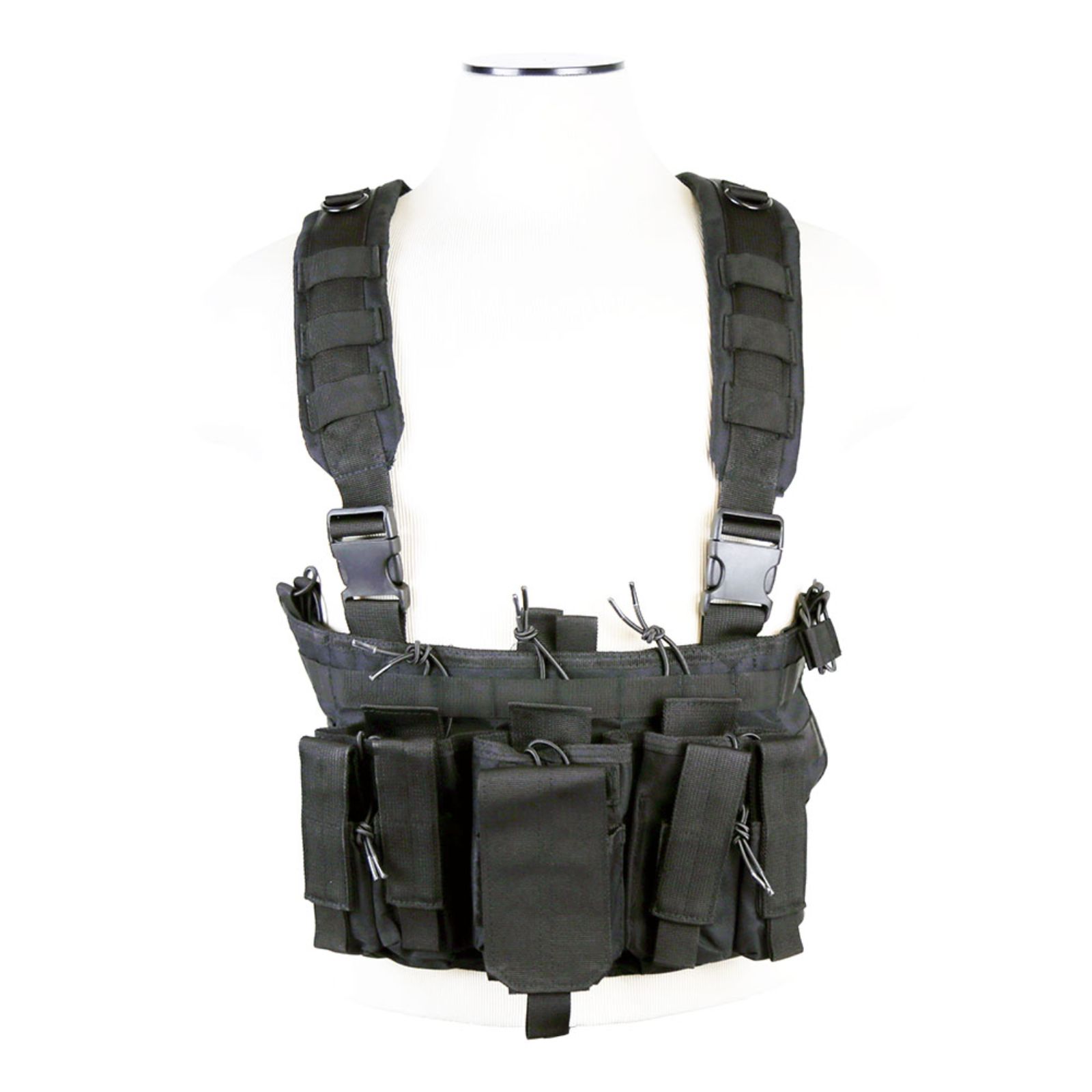 NcSTAR Vest AR and Pistol Chest Rig Black - BOLD Tactical